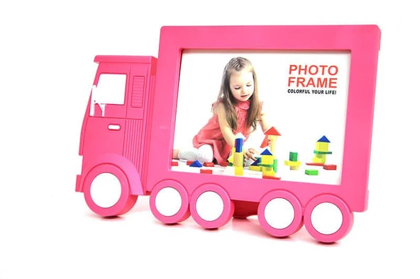 Çerçeve Okul Arabası Duvar Masaüstü Dekoratif Fotoğraf Çerçevesi - 3