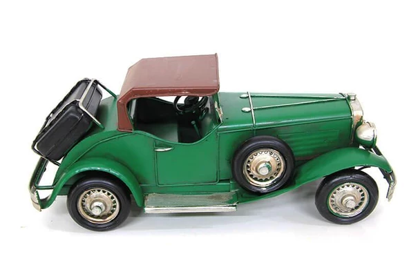 Dekoratif Metal Araba Vintage Biblo Ev Ofis Hediyelik - Resim 2