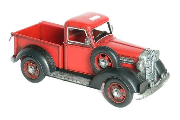 Dekoratif Metal Nostaljik Kamyon Vintage Dekoratif Hediyelik ürün görseli 1