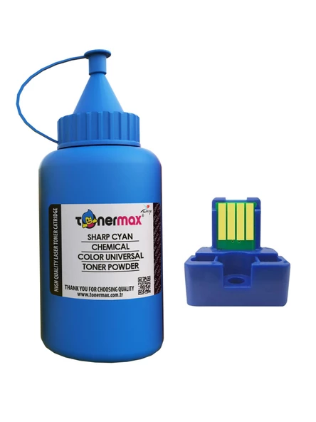 Sharp MX-60GT Toner Tozu ve Çip - Mavi / MX-3050/3550/4050/5050 - Resim 2