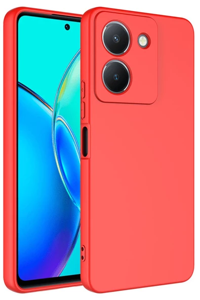 Vivo Y36 4G Kılıf Mara Lansman İç Yüzeyi Kadife Kılıf - Resim 7