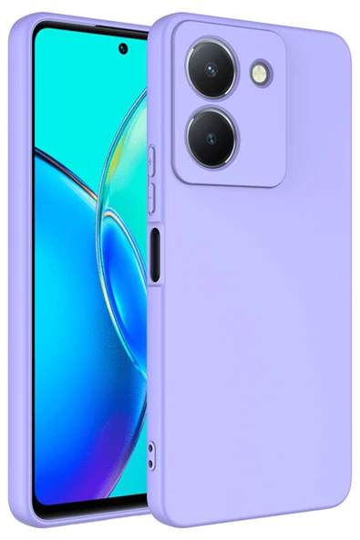 Vivo Y36 4G Kılıf Mara Lansman İç Yüzeyi Kadife Kılıf - Resim 5