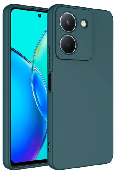 Vivo Y36 4G Kılıf Mara Lansman İç Yüzeyi Kadife Kılıf - Resim 4