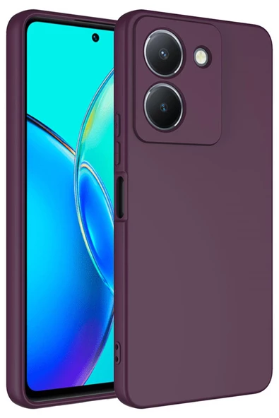 Vivo Y36 4G Kılıf Mara Lansman İç Yüzeyi Kadife Kılıf - Resim 8
