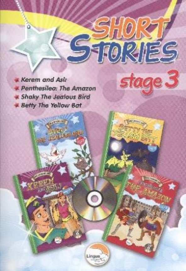 Lingus Education Group Short Stories Stage 3  İngilizce Hikaye Kitabı (4'lü set)