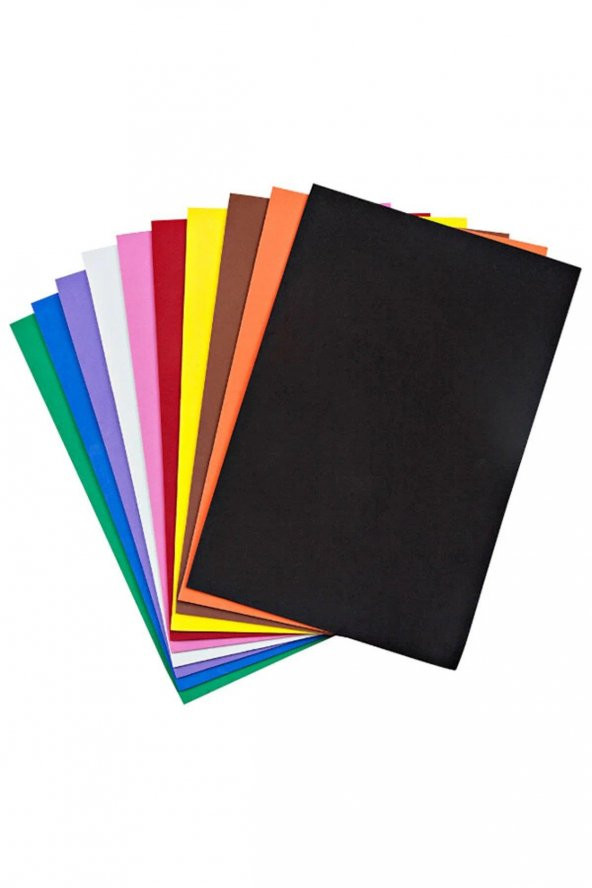 Nova Color Eva Yapışkanlı 50x70 CM 10 Lu Karışık Renk Yapışkanlı Eva