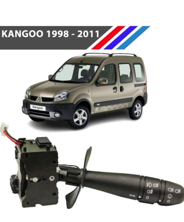 KANGOO FAR SİNYAL VE KORNA KUMANDA KOLU ÖN VE ARKA SİSLİ 1998-2011 - Resim 3
