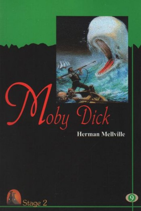 Kapadokya Yayınları MOby Dick Herman Mellville Stage 2 İngilizce Hikaye Kitabı