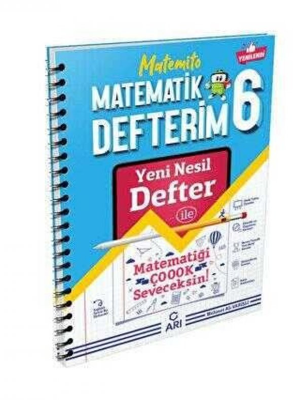 6. Sınıf Matematik Defterim Matemito Arı Yayınları