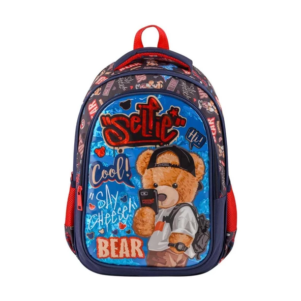 Muggle İlkokul Çantası Cool Bear İlkokul Sırt Çantası