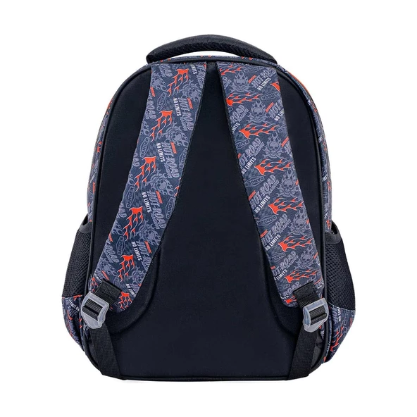 Muggle Okul Çantası Hot Roat Siyah Erkek Çocuk İlkokul Sırt Çantası - Resim 3