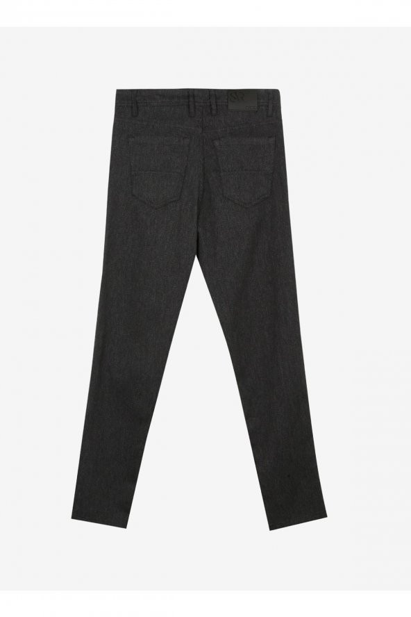 Süvari Normal Bel Normal Paça Slim Fit Siyah Erkek Pantolon PN2020500533 - 2