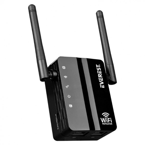 Everest EWR-812N 300 Mbps 2.4 GHz Wifi Repeater+AP Destekli Sinyal Genişletici - 3