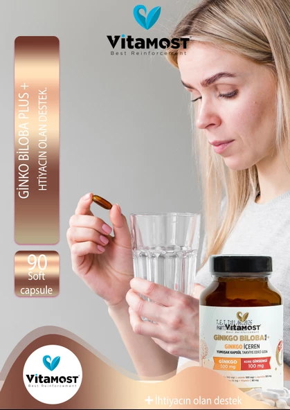 Vitamost GİNKGO BİLOBA 90 SOFTJEL KAPSÜL 1200 MG - 2