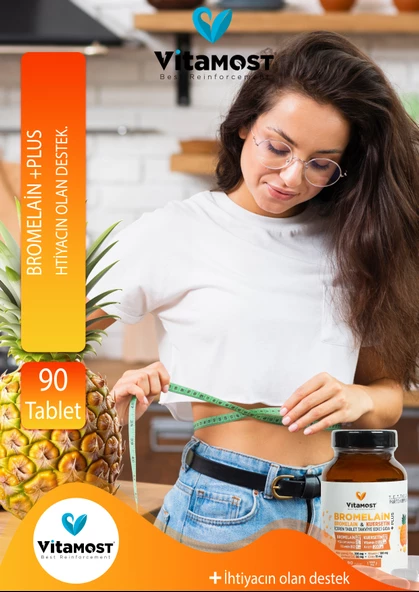 Vitamost BROMELAİN & KUERSETİN PLUS 90 TABLET 1250 MG - 2