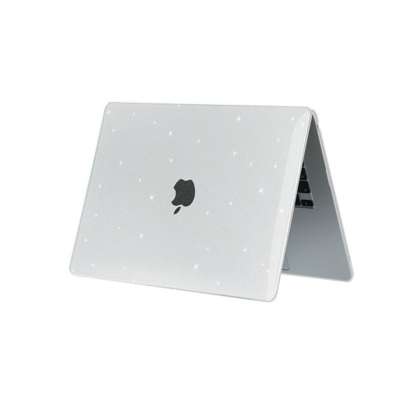 KNY Apple Macbook 15 inç Air 2023 M2 A2941 İçin Msoft AllStar Ön Arka Koruyucu Kapak Şeffaf - 3