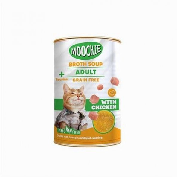 Moochie Et Suyu İçerisinde Tavuklu Çorba Yetişkin Kedi Ödülü 135 ML