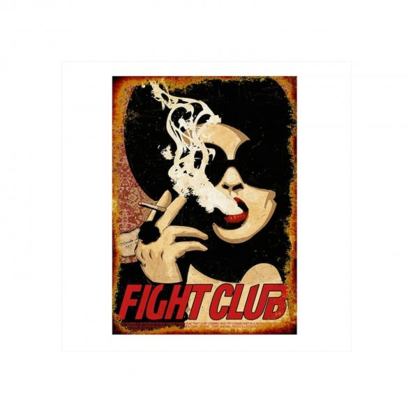 Fight Club1 Ahşap Poster 10*15 Cm