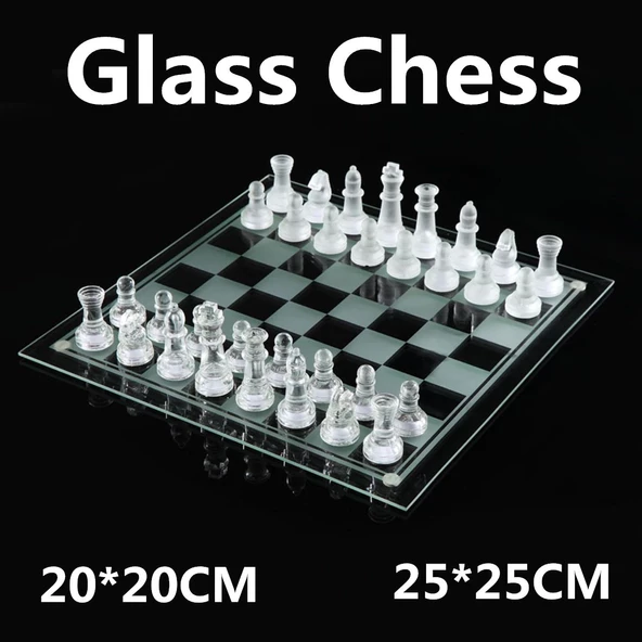 Cam Santraç Takımı (25x25)cm Dekoratif Hediyelik - 5