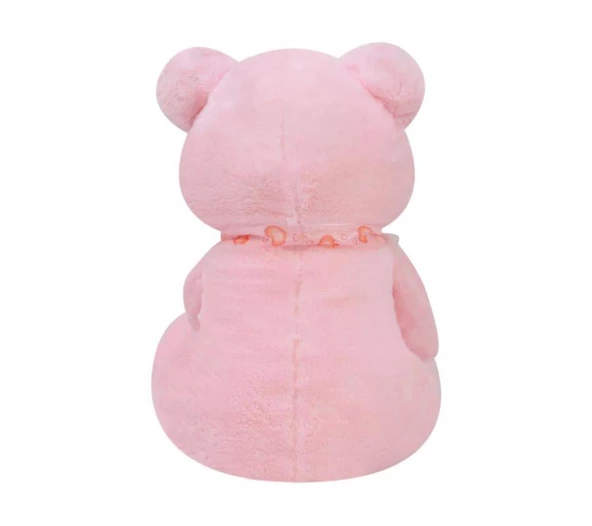 Yumoş Ayı 47 cm Pembe Pelüş Ayı Sevgiliye Hediye - 2