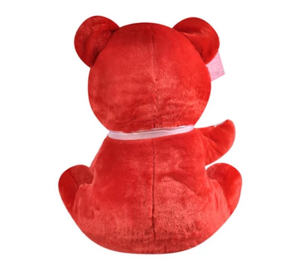 Tıkıl Ayı 57 cm Kırmızı Kalpli Pelüş Ayı Sevgiliye Hediye - Resim 3