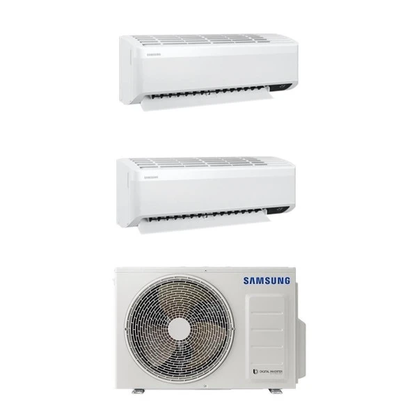 Samsung Wind Free Multi 1+2 Sistem (AJ050TXJ2KH/EA) 7+7 Btu İç 5,2 kw Dış Ünite ürün görseli