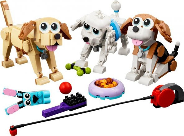 Lego Creator Sevimli Köpekler 31137,Beagle, Poodle ve Labrador Modelleri İçeren Yaratıcı Oyuncak Yapım Seti (475 Parça) - 2