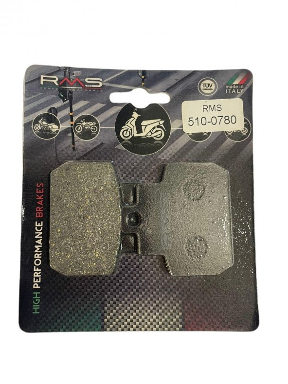 PIAGGIO X9 250 EVO ARKA FREN BALATA RMS HENG TONG KALİPER İÇİNDİR