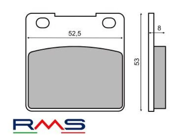KAWASAKI ZZR 1200 ARKA FREN BALATA RMS - 2