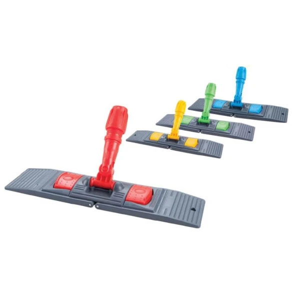 Makarna Şönil Kuru Nemli Palet Tablet Mop Yedek Seti Takımı - 10 ad Mop + Mop Tutucu + Sap - 50 Cm. - Resim 4
