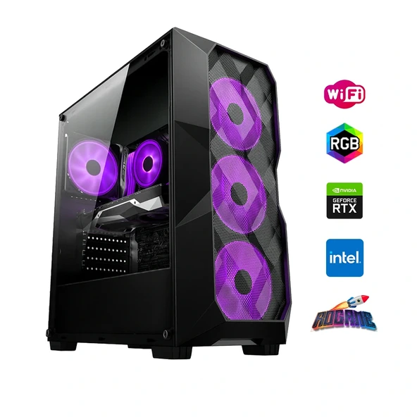 ROGAME RKT660336 INTEL i3 13100F 16GB 1TB M2 12GB RTX3060 Oyun Bilgisayarı ürün görseli