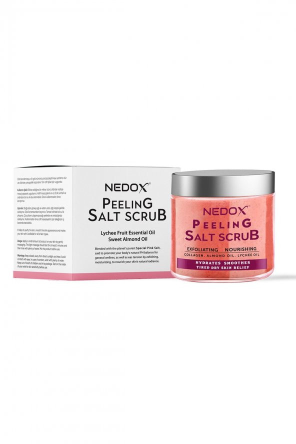 NEDOX Liçi (LYCHEE OİL) Besleyici, Arındırıcı Ve Nemlendirici El & Vücut Peelingi 250 ml