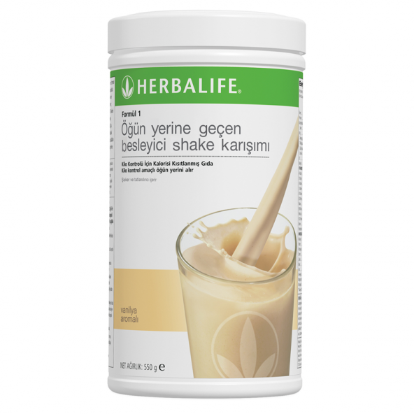 Herbalife Formula 1 Besleyici shake karışımı Vanilya 550g