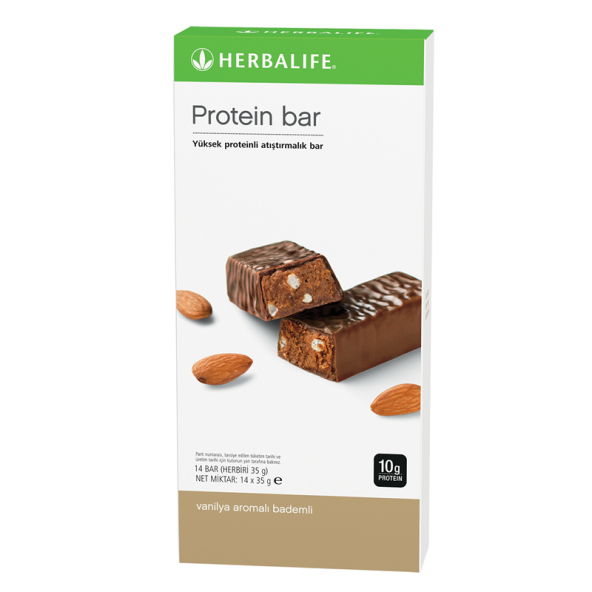 Herbalife Protein Bar Vanilya Aromalı Bademli 14 x 35g