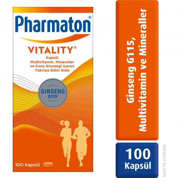 Pharmaton Vitality 100 Kapsül