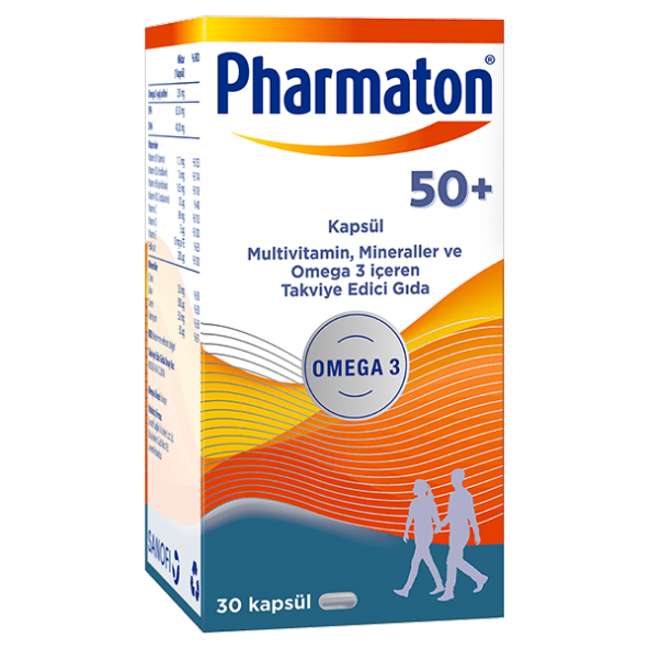 Pharmaton 50+ 30 Kapsül