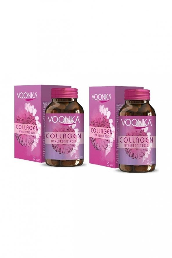Voonka Collagen Hyaluronic Acid 32 Tablet x 2