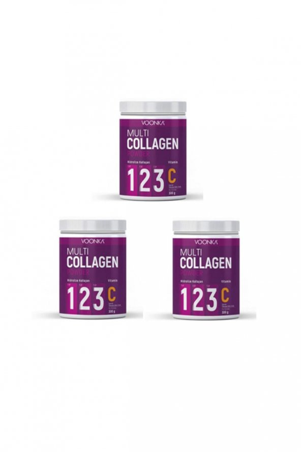 Voonka Multi Collagen Powder 300 gr x 3