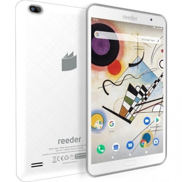 Reeder M8 Go 16GB 8" IPS Tablet Beyaz (Reeder Türkiye Garantili)