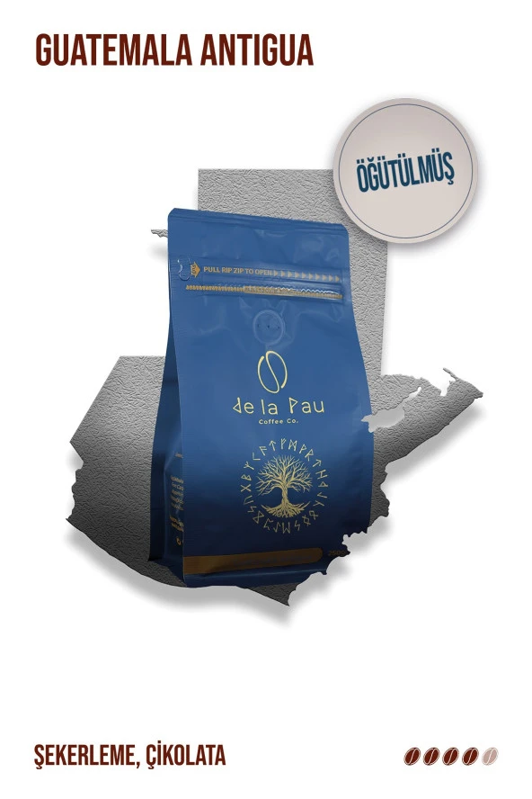 Guatemala Antigua Öğütülmüş Paket Filtre Kahve 250 GR