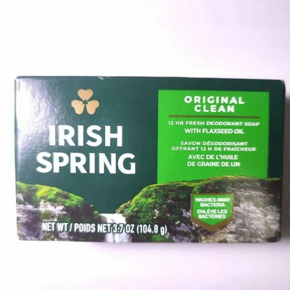 Irish spring Original clean deodorant soap 104.8gr.