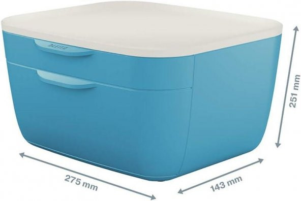 Leitz Cosy Çekmeceli Evrak Rafı - Mavi - 2