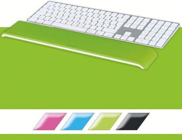 Leitz Ergo WOW Klavye için Bilek Desteği - Yeşil - KOD:65230054 - 6