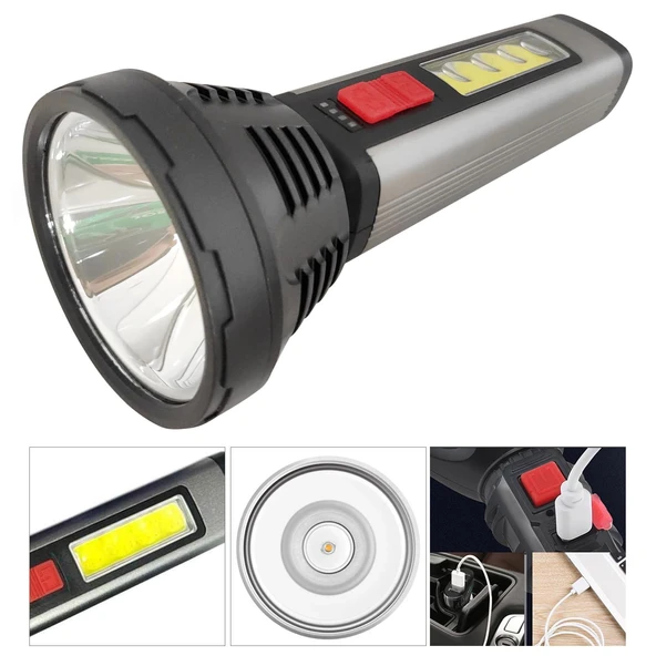 El Feneri+Cob Led 5W Şarjlı Gold Orıon Nf-C49 - 2