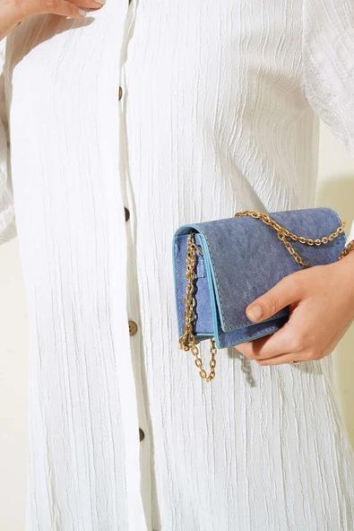 Gizli Pat Uzun Gömlek Beyaz - 4