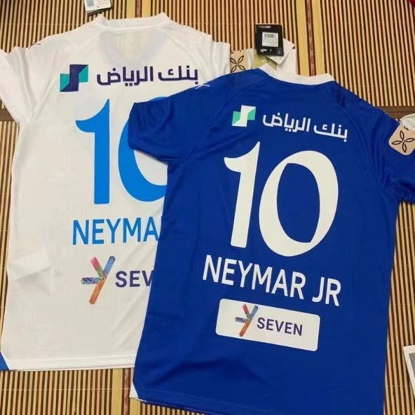Yeni Neymar Al-hilal  Takımı Erkek Çocuk Forması  Çorap + Bilekik 4 Lü Set - 2