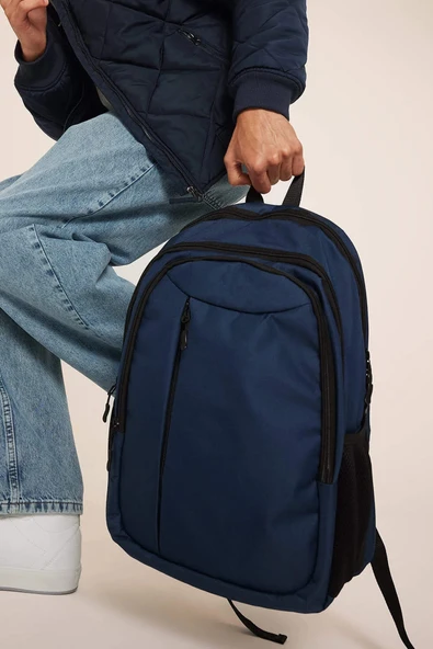 Bagorama SKOOL Unisex Kumaş Su Geçirmez Günlük ve Okul Sırt Çantası - 5