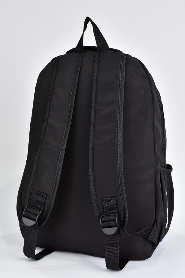 Elatae Kız Çocuk Genç Çok Gözlü Günlük Seyahat Okul Sırt Çantası Siyah 51498 - Resim 5