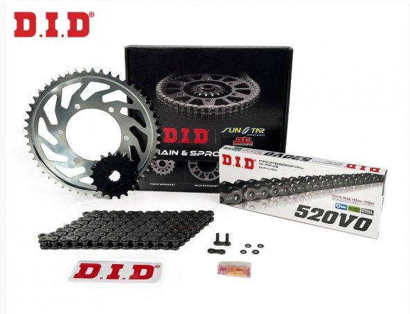 Did-Jt 2011-2013 Honda CBR 250 R Uyumlu Zincir Dişli Set Oring Zincir Çelik Renk
