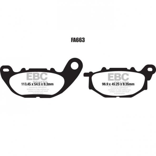 YAMAHA X-MAX 300 ÖN FREN BALATA EBC